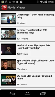 Playlist Viewer for YouTube android App screenshot 1